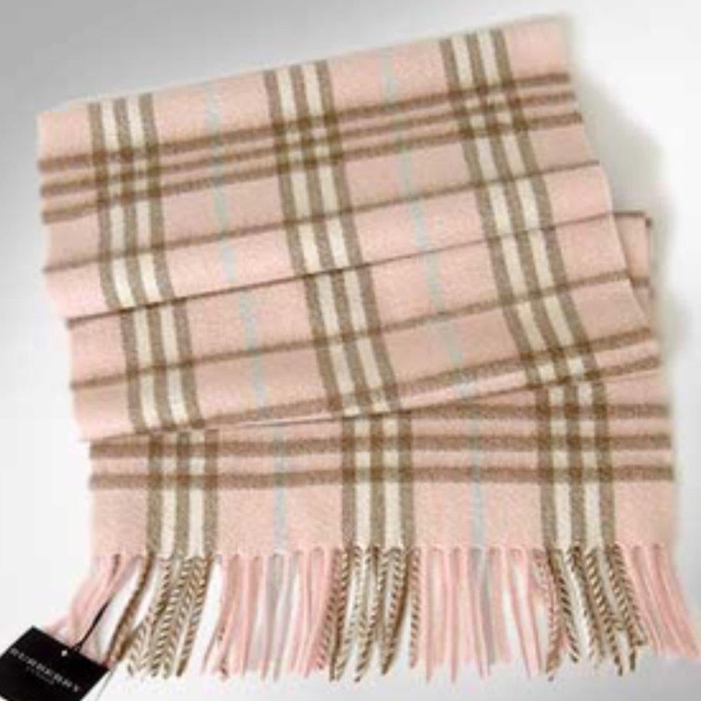 Burberry pink scarf